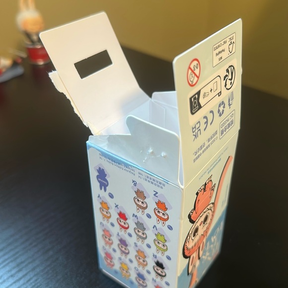 POP MART Labubu V4 The Monsters Pin For Love Alphabet Plush Pendant - Letter T - Picture 5 of 11